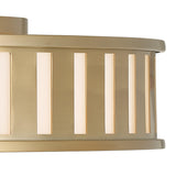 Crystorama Kendal 4 Light Vibrant Gold Flush Mount