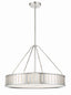 Crystorama Kendal 6 Light Polished Nickel Chandelier