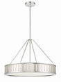 Crystorama Kendal 6 Light Polished Nickel Chandelier