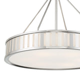 Crystorama Kendal 6 Light Polished Nickel Chandelier