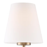 Crystorama Lena 1 Light Vibrant Gold Sconce