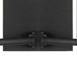 Crystorama Lena 2 Light Black Forged Sconce