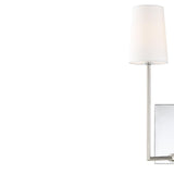 Crystorama Lena 2 Light Polished Chrome Sconce