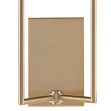 Crystorama Lena 2 Light Vibrant Gold Sconce