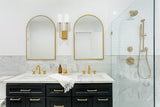 Crystorama Lena 2 Light Vibrant Gold Sconce