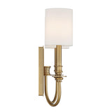 Crystorama Lloyd 2 Light Aged Brass Sconce