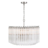 Crystorama Lofton 7 Light Polished Nickel Chandelier