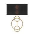 Crystorama Laurel 2 Light Vibrant Gold Sconce