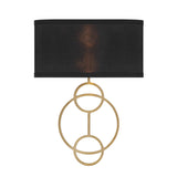 Crystorama Laurel 2 Light Vibrant Gold Sconce