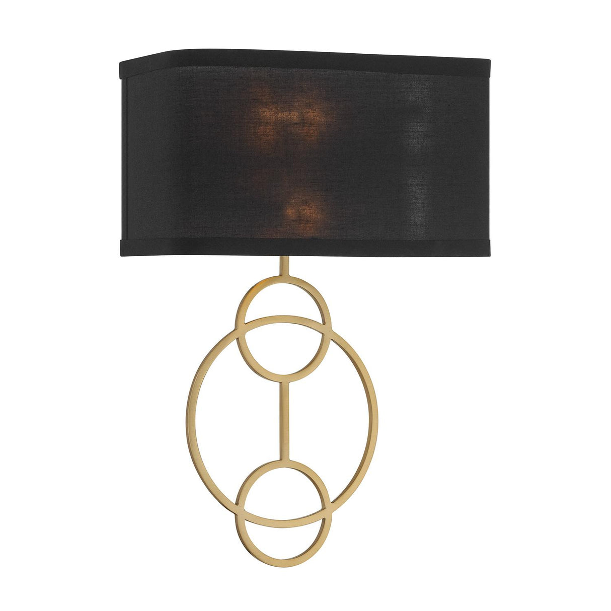 Crystorama Laurel 2 Light Vibrant Gold Sconce