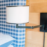 Crystorama Madison 1 Light Matte Black Task Sconce