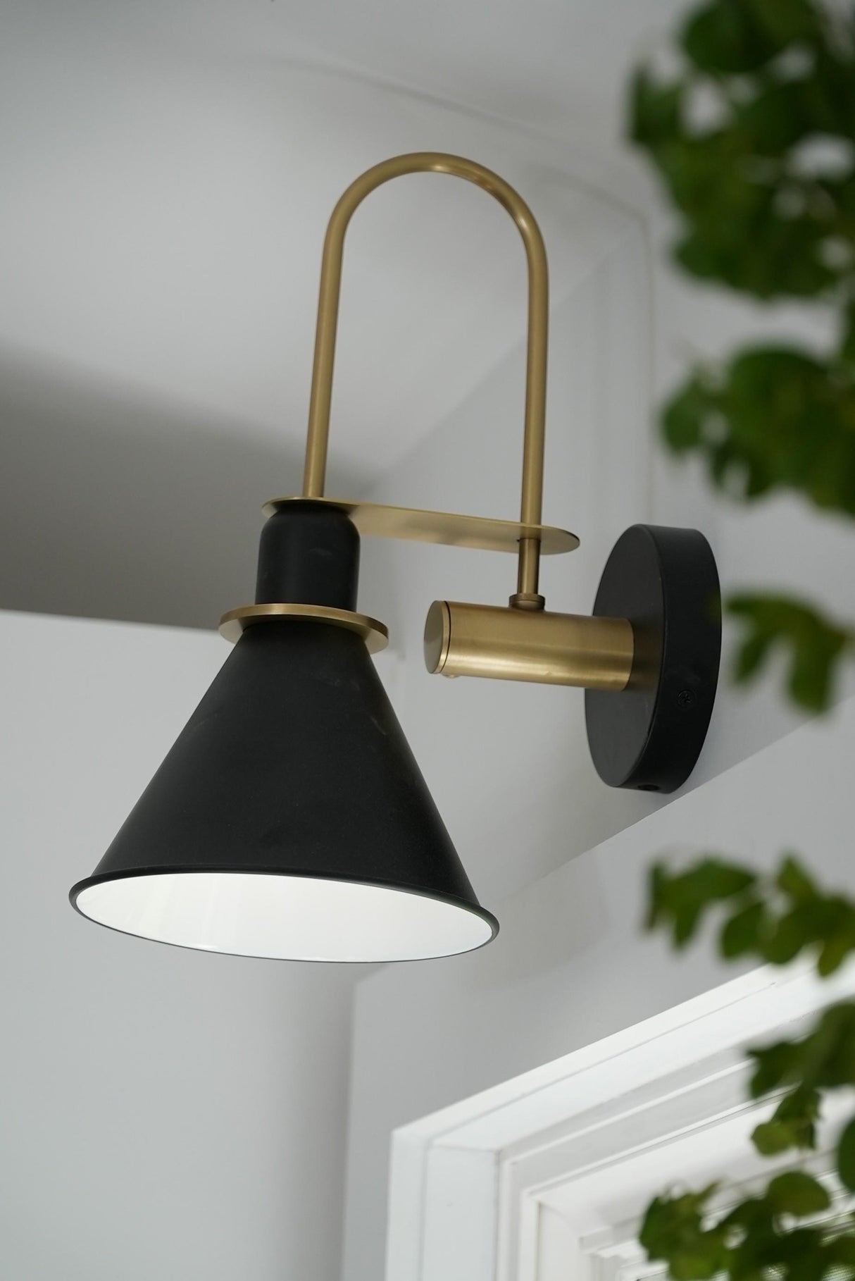 Crystorama Medford 1 Light Matte Black Task Sconce