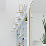 Crystorama Medford 1 Light White Task Sconce