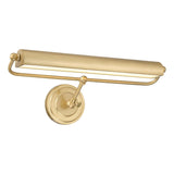 Crystorama Miller Integrated LED Aged Brass Picture Light