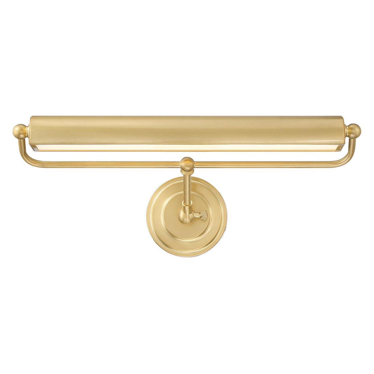 Crystorama Miller Integrated LED Aged Brass Picture Light
