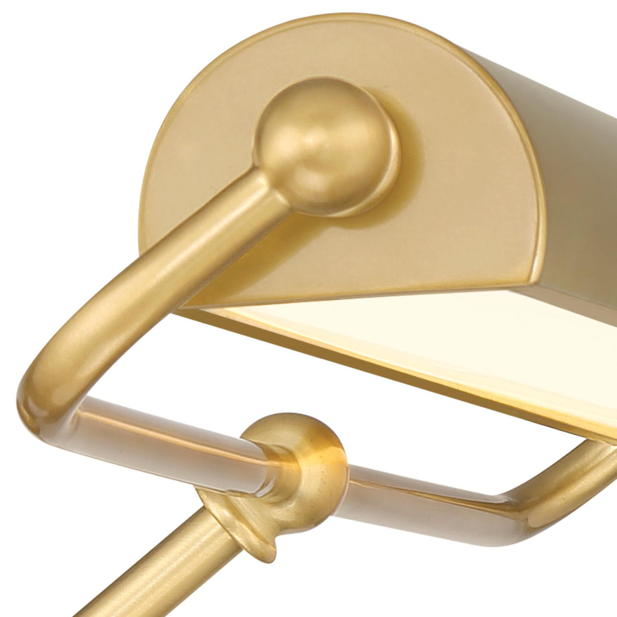 Crystorama Miller Integrated LED Aged Brass Picture Light