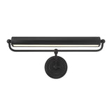 Crystorama Miller Integrated LED Matte Black Picture Light