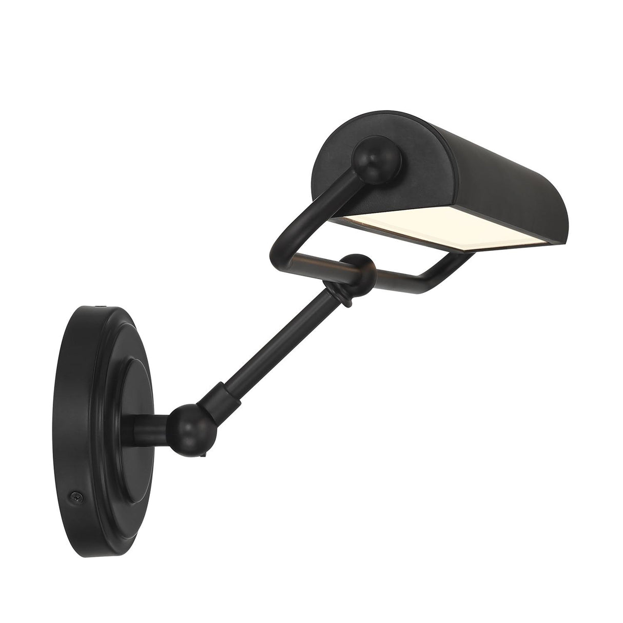 Crystorama Miller Integrated LED Matte Black Picture Light