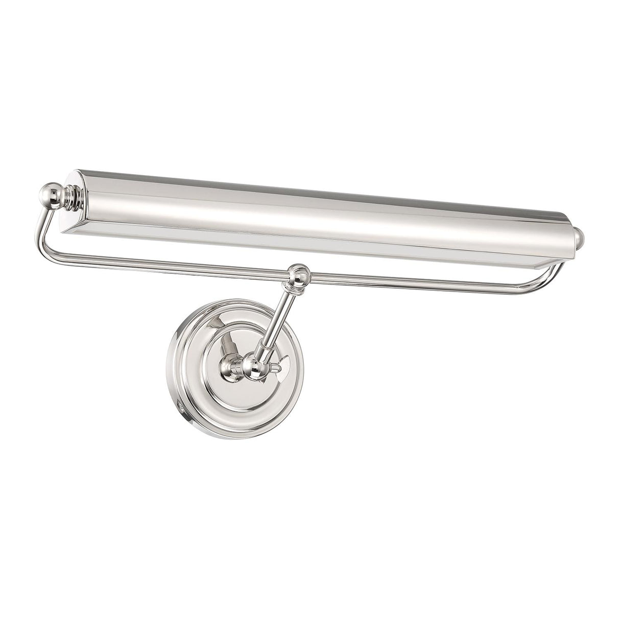 Crystorama Miller Integrated LED Polished Nickel Picture Light