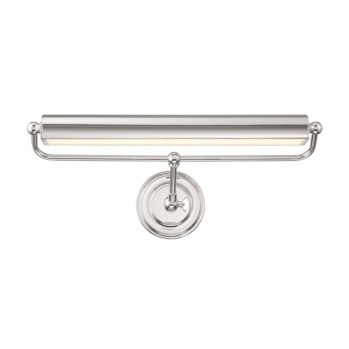 Crystorama Miller Integrated LED Polished Nickel Picture Light