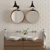 Crystorama Morgan 1 Light Matte Black Task Sconce