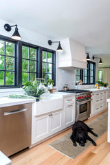 Crystorama Morgan 1 Light Matte Black Task Sconce