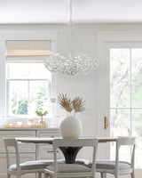 Crystorama Marselle 6 Light Matte White Chandelier