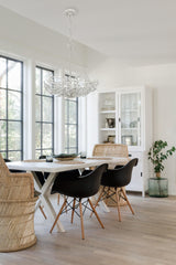 Crystorama Marselle 6 Light Matte White Chandelier