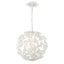 Crystorama Marselle 4 Light Matte White Mini Pendant