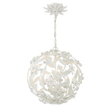 Crystorama Marselle 4 Light Matte White Mini Pendant
