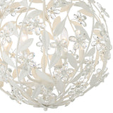 Crystorama Marselle 6 Light Matte White Pendant