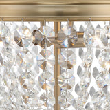 Crystorama Nola 2 Light Vibrant Gold Flush Mount
