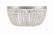 Crystorama Nola 5 Light Polished Chrome Flush Mount