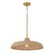 Crystorama Odessa 1 Light Soft Gold Pendant