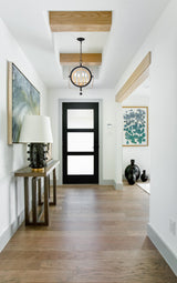 Crystorama Odelle 4 Light Black + Antique Gold Lantern Chandelier