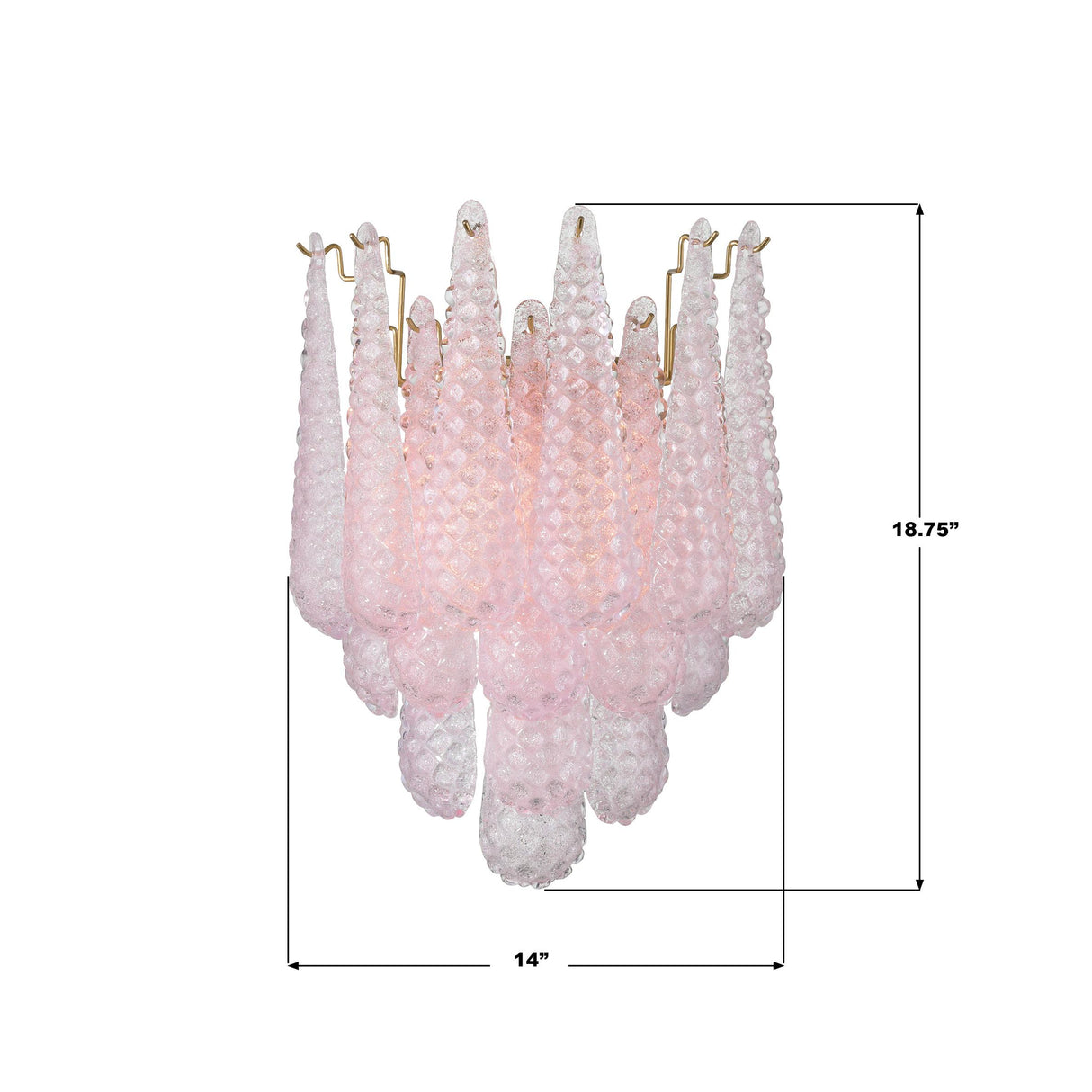 Crystorama Ollie 2 Light Aged Brass Sconce