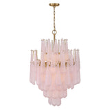 Crystorama Ollie 16 Light Aged Brass Chandelier