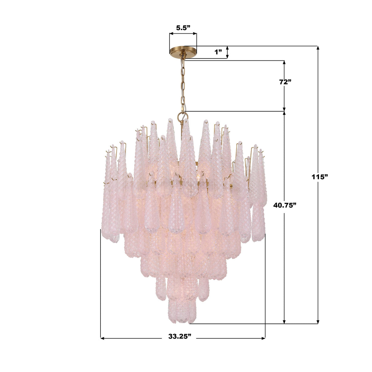 Crystorama Ollie 21 Light Aged Brass Chandelier