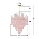 Crystorama Ollie 21 Light Aged Brass Chandelier