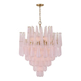 Crystorama Ollie 21 Light Aged Brass Chandelier