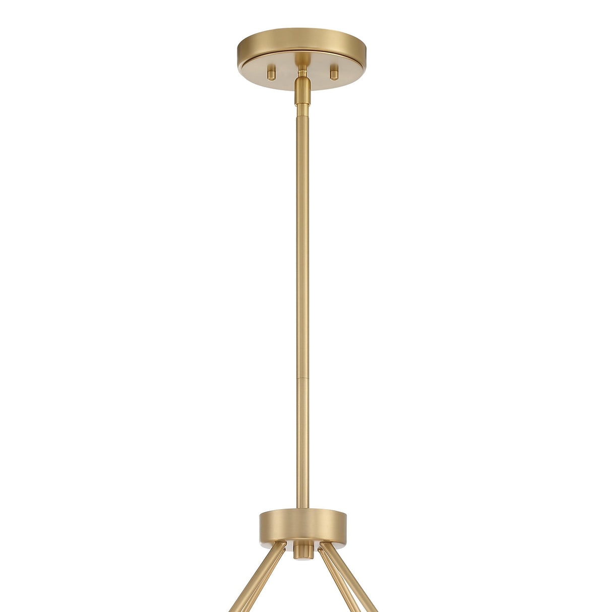 Crystorama Orson 8 Light Modern Gold Chandelier