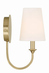 Crystorama Payton 1 Light Vibrant Gold Sconce