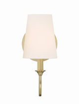 Crystorama Payton 1 Light Vibrant Gold Sconce