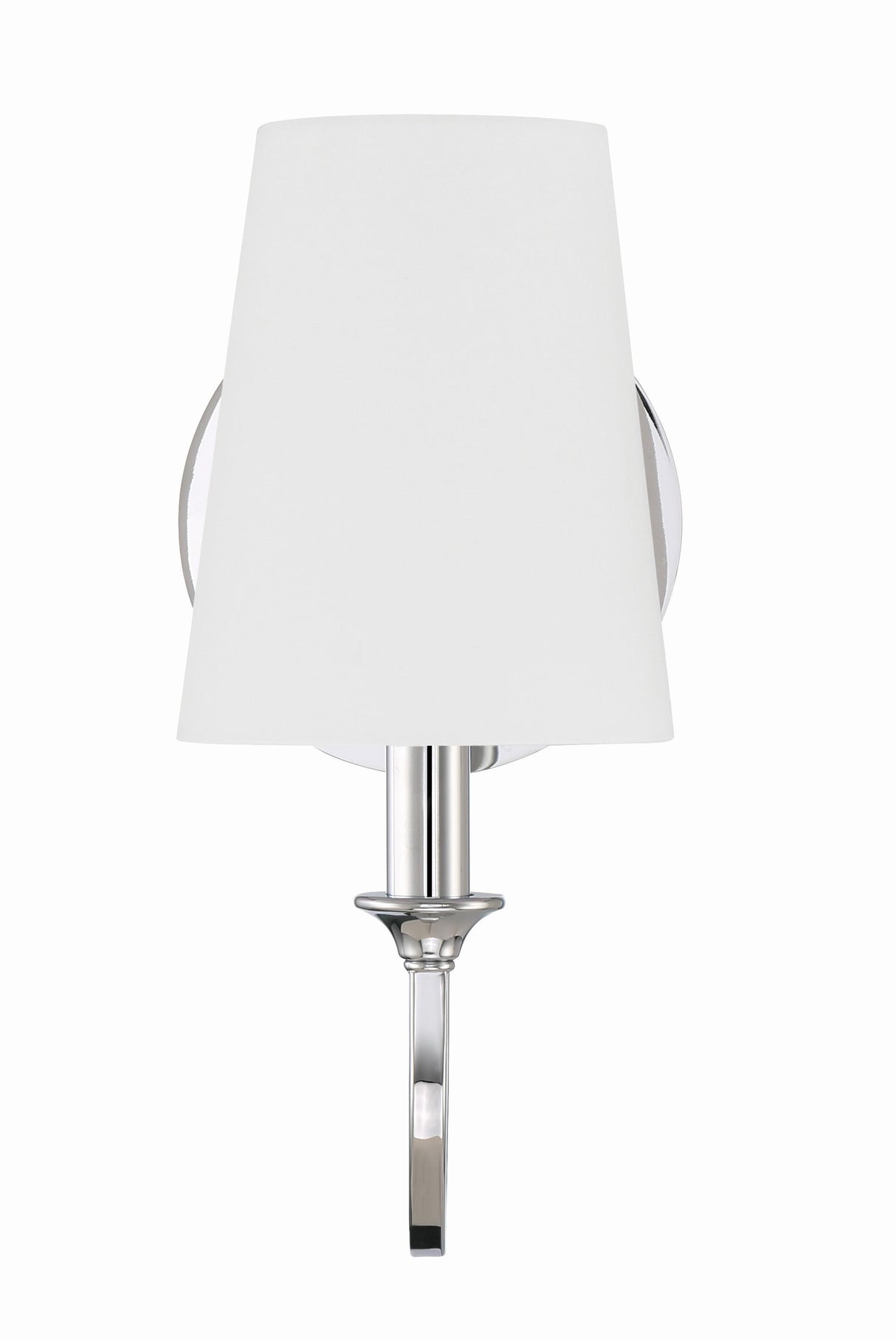 Crystorama Payton 1 Light Polished Chrome Sconce