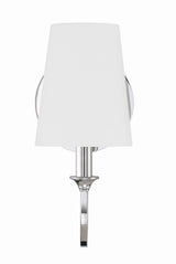 Crystorama Payton 1 Light Polished Chrome Sconce