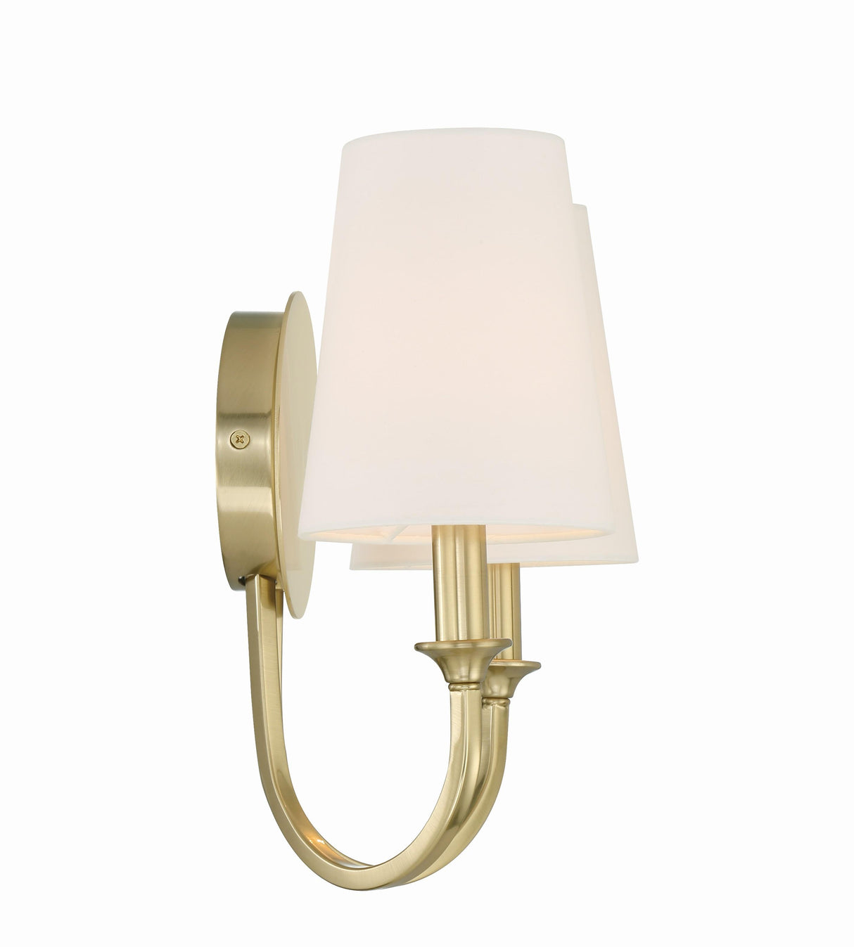 Crystorama Payton 2 Light Vibrant Gold Sconce