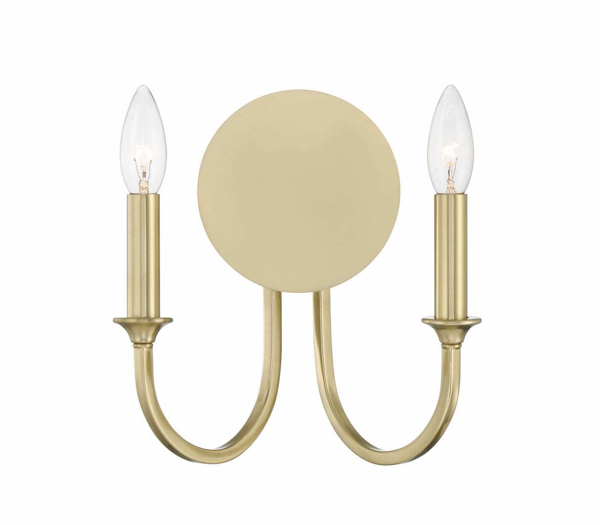 Crystorama Payton 2 Light Vibrant Gold Sconce