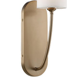 Crystorama Preston 1 Light Vibrant Gold Sconce
