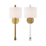 Crystorama Rachel 1 Light Vibrant Gold Sconce