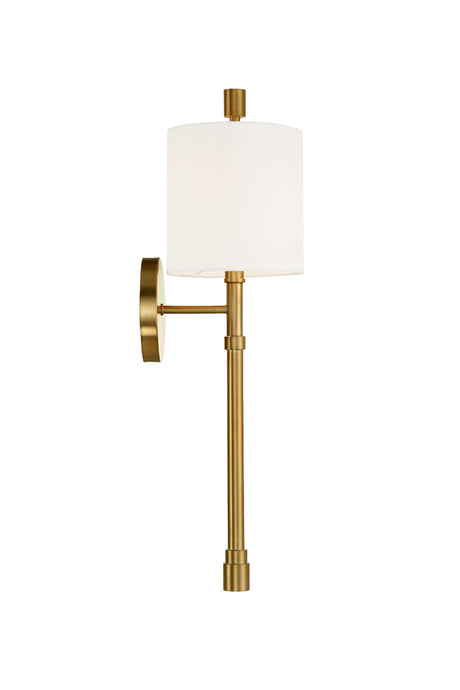 Crystorama Rachel 1 Light Vibrant Gold Sconce